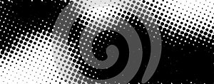 Bold Black Halftone Comic Texture
