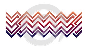 Bold Black and White Chevron Zigzag Pattern Vector Generative AI