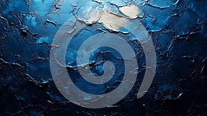 Bold Blue Brush Strokes