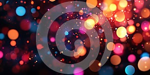 Bold Bokeh Design Featuring Striking Contrasts photo