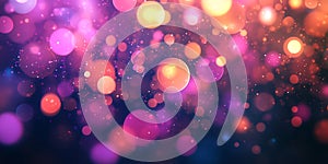 Bold Bokeh Design Featuring Striking Contrasts photo