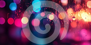 Bold Bokeh Design Featuring Striking Contrasts photo
