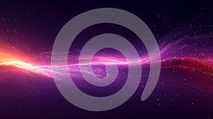A bold and captivating digital-themed purple wallpaper with striking glowing circuit highlights. Generative AI photo