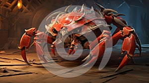 Bold Character Design: Red Crab In Unreal Engine 5