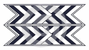 Bold Chevron Pattern Background Element, Geometric Design, vector design Generative AI