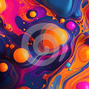Colorl abstract background.Generative AI