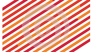 Bold diagonal striped pattern in red and orange, symbolizing energy, vector design Generative AI