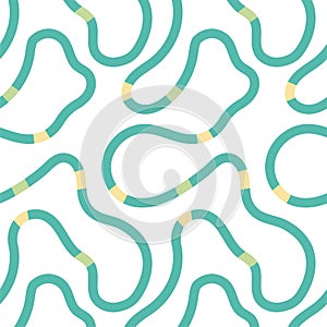 bold doodle lines seamless pattern. Abstract modern squiggle wavy ornament background. Fun colorful line Creative