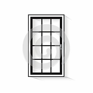 Bold And Dramatic Black And White Window Icon