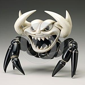 Bold And Dramatic Spider Creature Inspired By Scott Rohlfs And Edo-period Japan photo