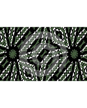 Bold Ethnic Complex Geometric Seamless Pattern