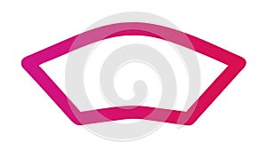 Bold Geometric Arch Shape, Abstract Design Element, vector design Generative AI