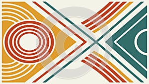 Bold Geometric Diagonal Stripes Pattern, Modern Abstract Design, vector design Generative AI