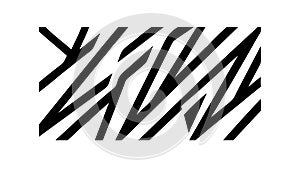 Abstract Zigzag Pattern, Dynamic Geometric Texture, vector design Generative AI