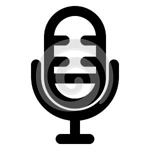 Bold Outline vector icon which can be easily modified do edit