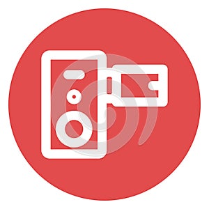 Bold Outline vector icon which can be easily modified do edit