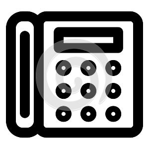 Bold Outline vector icon which can be easily modified do edit