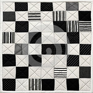 Bold Patterned Quilts: A Stunning Combination Of Patches And Crosshatched Shading