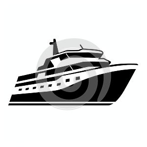 Bold And Striking Ship Icon In Deborah Azzopardi Style