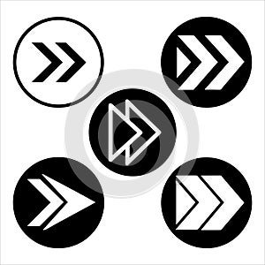 bold thick arrow vector outline