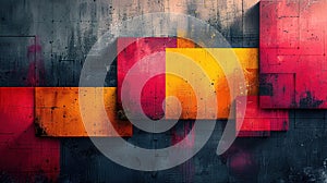 Bold Typography with Modern Colors