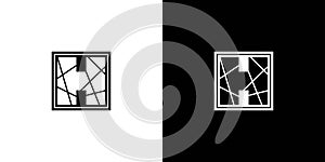 Bold and unique letter H initials logo design