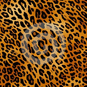 Bold And Vibrant 3d Leopard Print Seamless Background