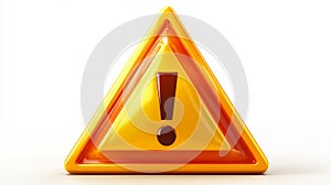 A Bold Warning Triangle Icon