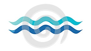 Bold Wavy Line Pattern Abstract Vector, vector design Generative AI