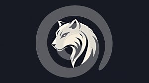 Bold Wolf Head Graphic Design for Strong Branding photo