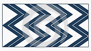 Bold Zigzag Pattern Abstract Geometric Background, vector design Generative AI