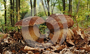 Boletus reticulatus fungus