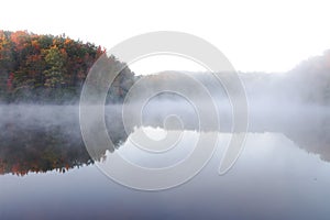 Boley Lake in Babcock State Park, WV