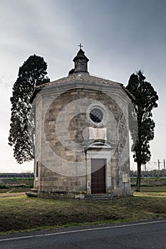 Bolgheri, Leghorn - View of Oratorio of San Guido, Tuscany, Ital