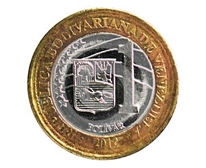 1 Bolivar Magnetic coin, 2007~2016 - Bolivarian Republic of Venezuela - 2nd Series Bank of Venezuela