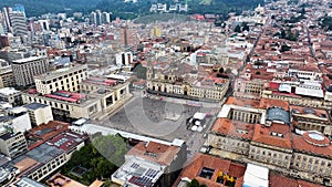 Bolivar Square At Bogota In District Capital Colombia.