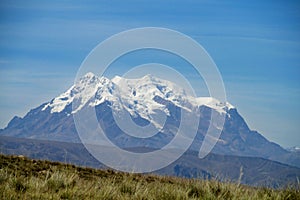 Bolivia Andes Huayna Potosi view