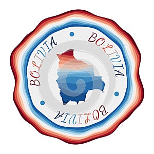 Bolivia badge.