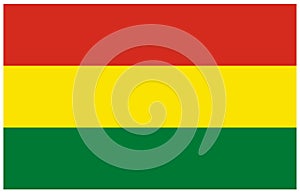 Bolivia flag - banner, South America, country
