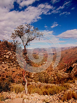 Bolivia mountain panorama Sucre