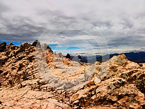 Bolivia mountain panorama Sucre