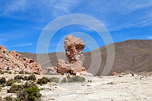 Bolivia: red rock formations of the Italia Perdida, or lost Italy, in Eduardo Avaroa Andean Fauna National Reserve