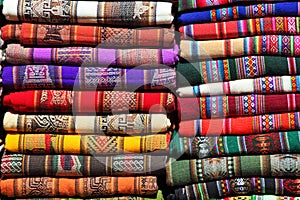 Bolivian traditional fabrics