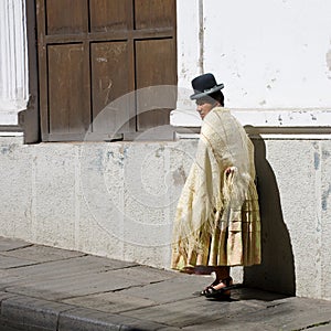 Bolivian woman