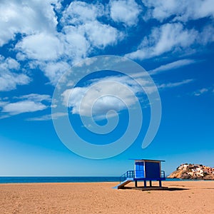 Bolnuevo beach in Mazarron Murcia at Spain