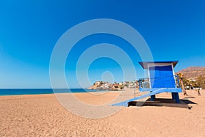 Bolnuevo beach in Mazarron Murcia at Spain