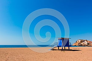 Bolnuevo beach in Mazarron Murcia at Spain photo