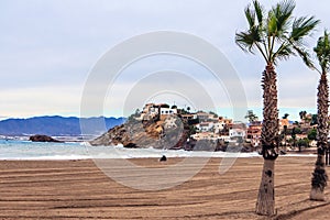 Bolnuevo beach, Mazarron, Spain. photo