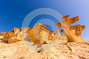 Bolnuevo Mazarron eroded sandstones Murcia