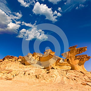 Bolnuevo Mazarron eroded sandstones Murcia photo